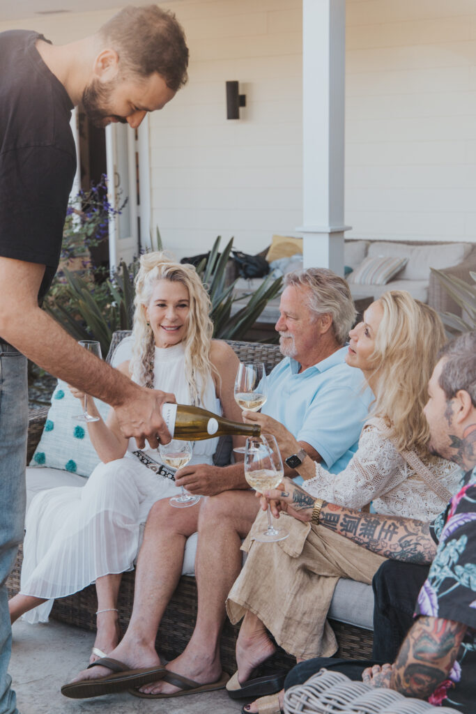 People enjoying a wine tour in Sonoma